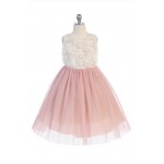 3D Ruffle Glitter Skirt Dress