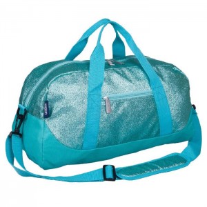 Blue Glitter Overnighter Duffel Bag